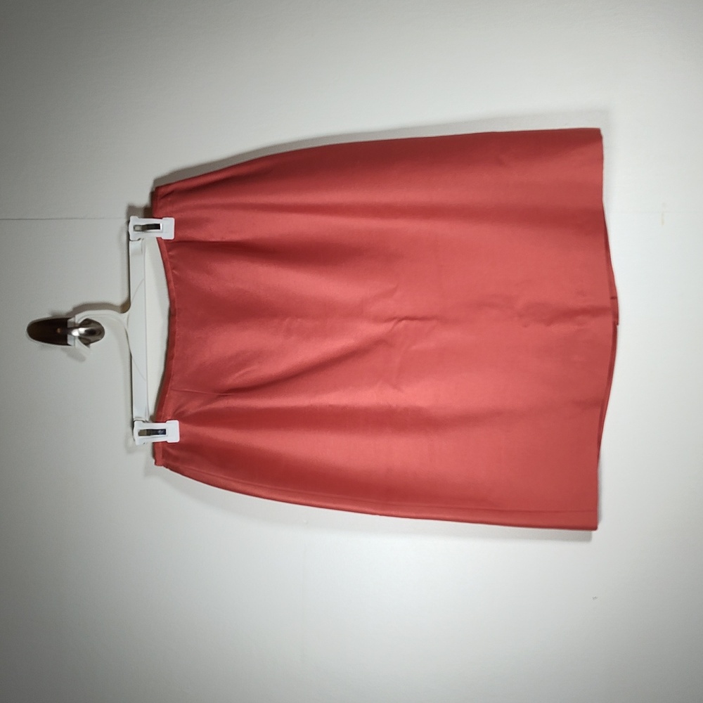 Vintage Josephine‎ Chaus Coral Silk Pencil Skirt 10